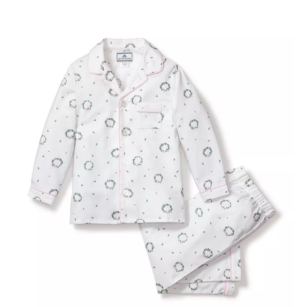 Girls Somerset Wreath Pajama Set